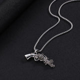 Revolver Pistol Pendent