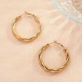 Gold Hoop Earrinngs